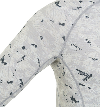 Термобельё мужское H.U.T. Yugan, лонгслив с воротником, серо-голубой, арт.H1400222-a2, [H.U.T.]
