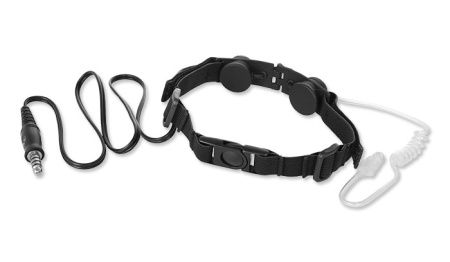 Ларингофон прозрачный TACTICAL THROAT MIC TR (DragonFly)