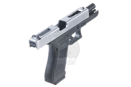 Страйкбольный пистолет (WE) GLOCK 18C Gen.4 Semi/Auto Silver, GAS, GBB WE-G002B-SV