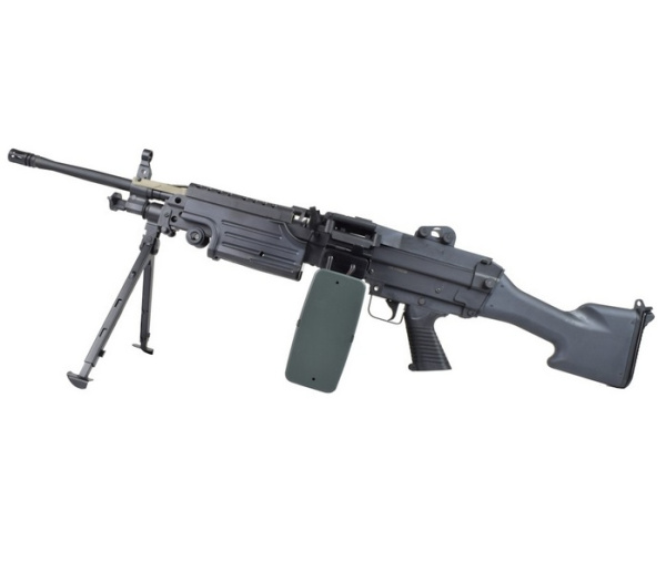 Страйкбольный пулемет (A&K) M249 MK II Black металл