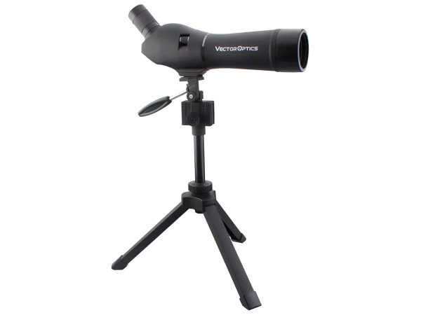 Зрительная труба Vector Optics Forester 20-60x60, BaK-4, наклонный окуляр, поле зрения (м/100м) 3-1.6, трипод, IPX4, 730г, арт. SCSS-01 [Vector Optics]