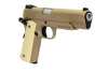 Страйкбольный пистолет WE COLT М1911А1 Kimber with Rail Tan металл, GBB, WE-E010-TAN