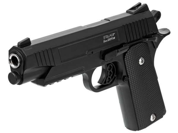 Пистолет страйкбольный спринговый Stalker SA1911M Spring