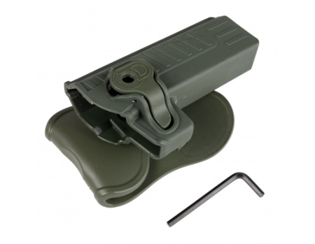 Кобура EU Quick Pull Holster for HI-CAPA Олива [WoSport]