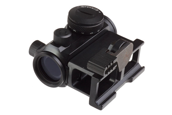 AIM T1 RED DOT W/ OFFSET RAIL, QD MOUNT & LOW MOUNT - BK