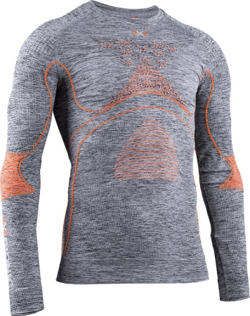 ENERGY ACCUMULATOR 4.0 MELANGE SHIRT ROUND NECK LG SL Men