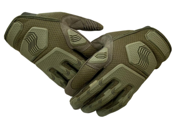 Перчатки A.S.S. Tactical-37 олива [STRIKE GEAR]