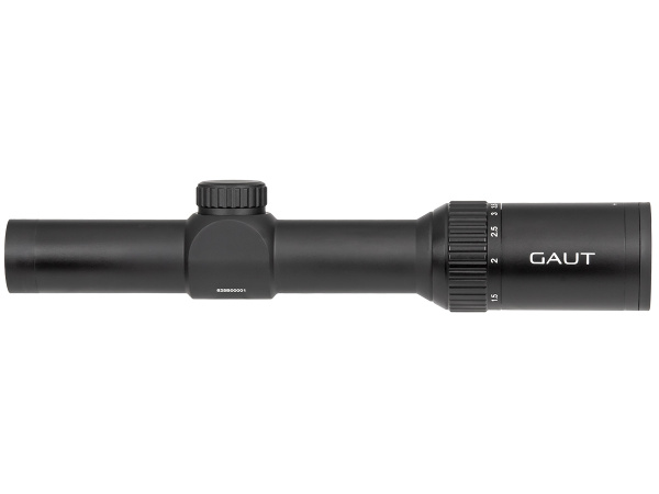Прицел Gaut Quartz 1-4x24, сетка 65, без подсветки, арт. Q1424-65 [GAUT]
