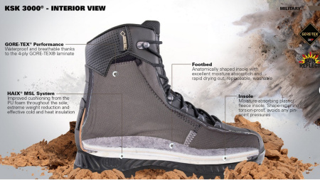 Haix KSK 3000 GTX, Sun Reflect High | цвет Black | (214004)