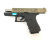 Страйкбольный пистолет WE Glock-19 Gen.3 Bronze, с гравировкой WE-G003BOX-FP