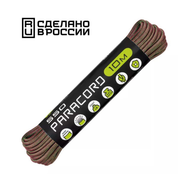 Паракорд 550 CORD nylon 30м RUS (chameleon)
