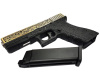 WE Модель пистолета  GLOCK-17 gen3, металл слайд, под бронзу с гравировкой , WE-G001BOX-FP