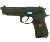 Страйкбольный пистолет WE Beretta M92F CO2, черный, Weaver, WE-M008-CO2