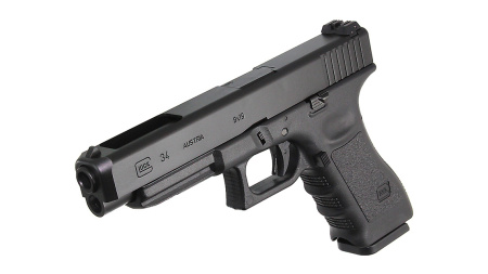 Страйкбольный пистолет GLOCK 34  GBB Black Tokyo Marui
