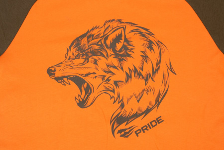Футболка PRIDE Dark Wolf, оранжевый/хаки [NOVATEX]