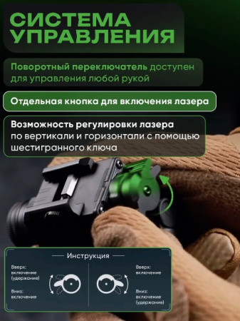 Фонарь Nextorch WL21R Dual-Light, пистолетный