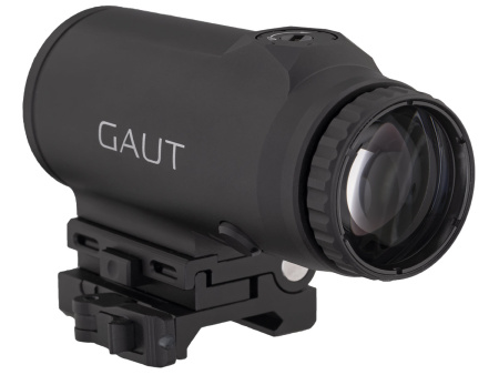 Увеличитель Gaut Garnet 5x30, откидной, быстросъёмный кронштейн, Picatinny, арт.: G-M-Х5 [GAUT]