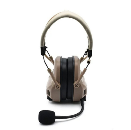 FCS AMP Communication Headset, цвет песочный (TAN)