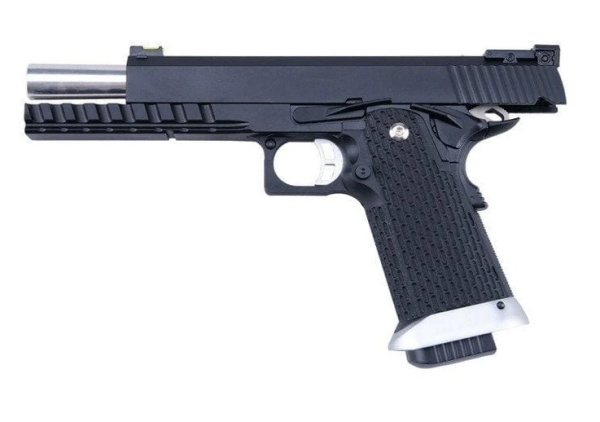 KJW COLT M1911 Hi-Capa 6" GBB, GAS, черный - KP-06.GAS