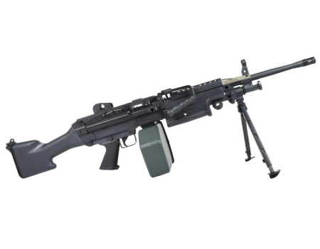 Страйкбольный пулемет (A&K) M249 MK II Black металл