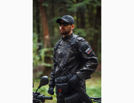 Униформа США покроя ACU A.C.M. Black Multicam китель, штаны