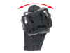 Quickly Pistol Holster with Locking Mechanism for M9