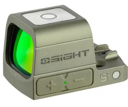 Коллиматорный прицел Osight S Olive Green (RMSc) кр. точка