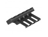 45 Degree Offset Rail Mount for Optics or Accessories - Black