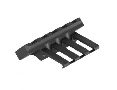 45 Degree Offset Rail Mount for Optics or Accessories - Black