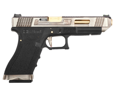 Страйкбольный пистолет WE Glock-34 G-Force, черная рамка