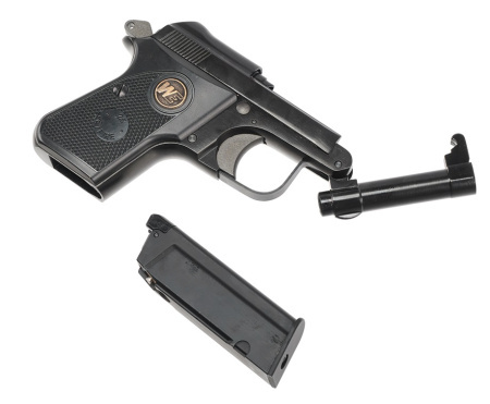 Страйкбольный пистолет WE BERETTA 950 Jetfire, металл, WE-CT002-BK