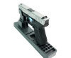 Страйкбольный пистолет WE Glock-19 Gen.4 Silver, сменные накладки WE-G003B-SV