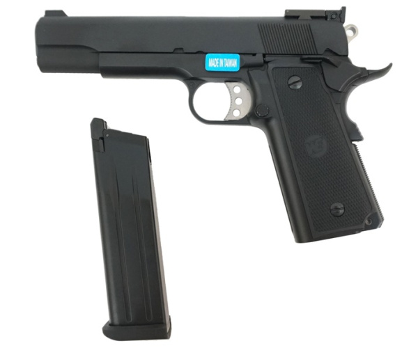 Страйкбольный пистолет WE Colt M1911 P14-45 Gas, GBB, Metal WE-E004B