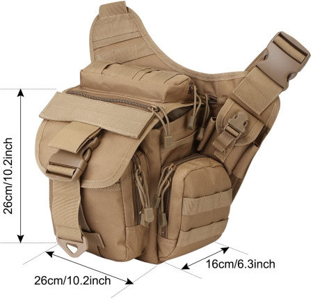 СУМКА НАПЛЕЧНАЯ Tactical Utility Side Shoulder Carrier