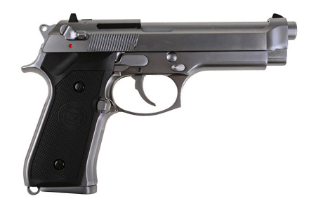 Страйкбольный пистолет Beretta M92S, металл, хром, Gen 2 (WE)