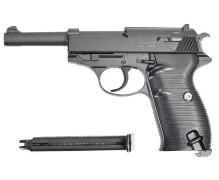 Пистолет страйкбольный Stalker SA38 Spring (Walther P38)