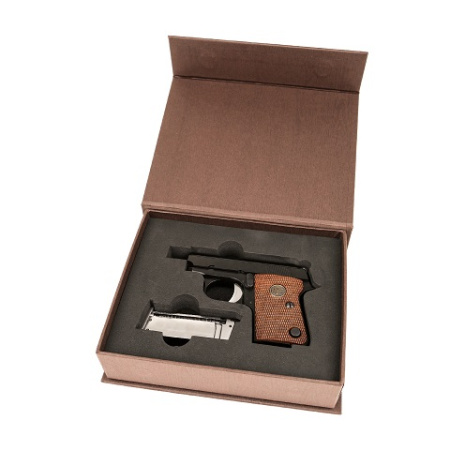 Страйкбольный пистолет WE COLT .25 Black GBB, GAS, Metal WE-CT001-BK