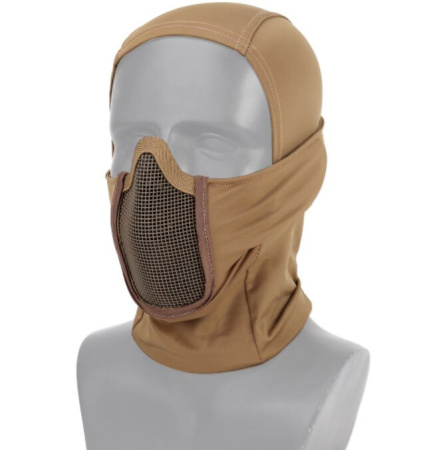 Балаклава с защитной сеткой Shadow Fighter BK, OD, TAN [STRIKE GEAR]