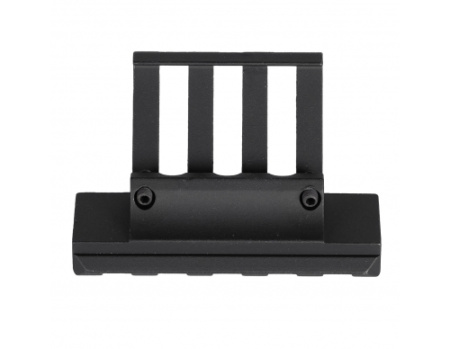 45 Degree Offset Rail Mount for Optics or Accessories - Black