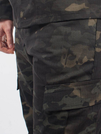 Униформа США покроя ACU A.C.M. Black Multicam китель, штаны