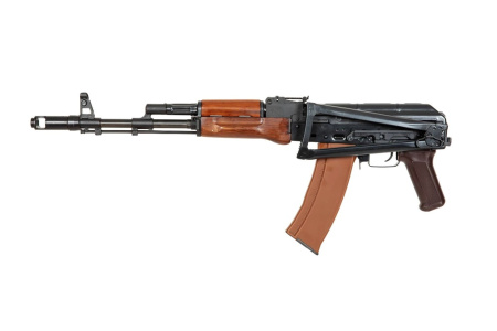 Страйкбольный автомат E&L ELAKS74N AEG Essential Steel and real wood - EL-A105S