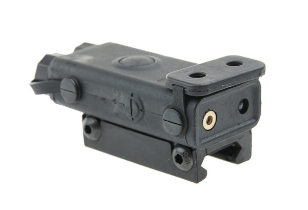 PEQ 10 replica with flashlight and laser sight - black (FMA)