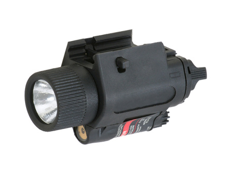 350LM GUN-MOUNTED TACTICAL LIGHT/LASER - BLACK [PCS]