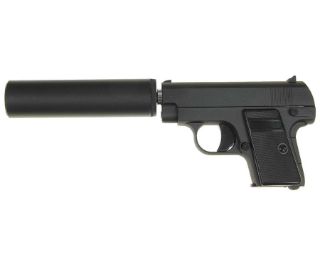 Пистолет пневм  COLT25 mini G.29A с глушителем SPRING (Galaxy)