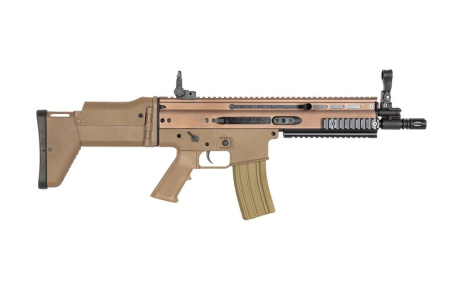 Страйкбольный автомат SCAR, металл, SC-01 TAN  [DOUBLE BELL]