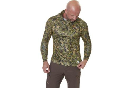 Лонгслив с капюшоном PRIDE Ocelot зеленый лес [NOVATEX]