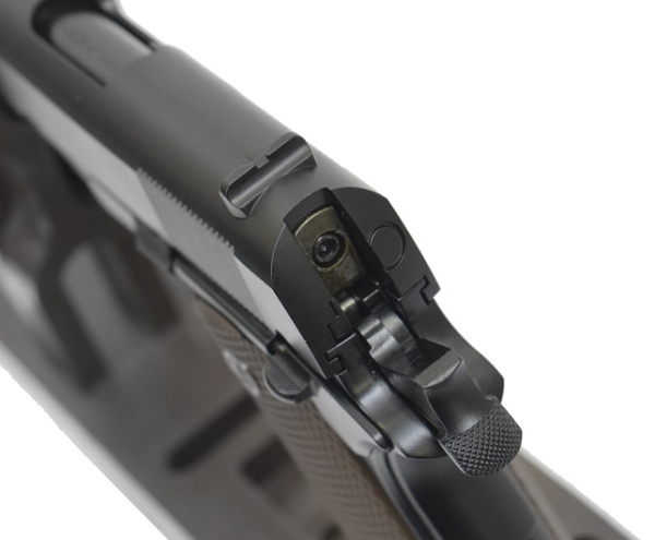 Страйкбольный пистолет KJW COLT M1911A1 GBB, GAS, черный, металл