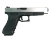 Страйкбольный пистолет WE Glock-34 Gen.4 Silver, сменные накладки WE-G008B-SV