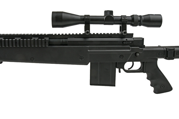 WELL Модель снайперской винтовки MB4407D with scope and bipod