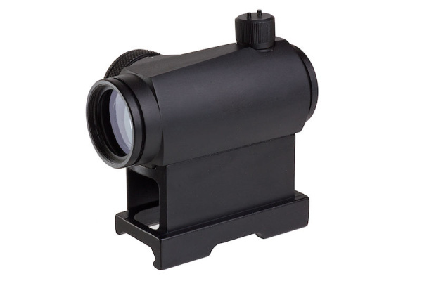 AIM T1 RED DOT W/ OFFSET RAIL, QD MOUNT & LOW MOUNT - BK
